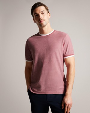 Ted Baker Bowker Men's Tops White / Navy | 30412-GWDL