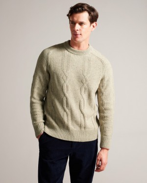 Ted Baker Enroe Men's Sweaters Blue | 81475-JKZT