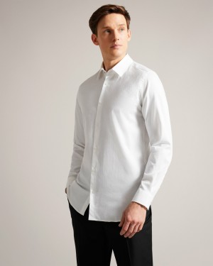 Ted Baker Letwell Men's Shirts Blue | 03129-DJUW