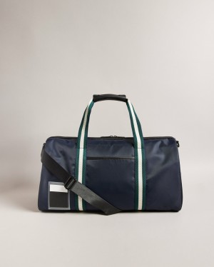 Ted Baker Matique Men's Suitcases & Travel Bags Blue | 46891-GJNH