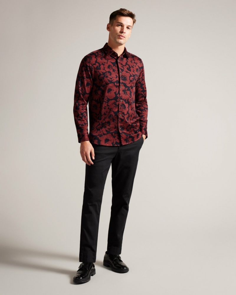 Ted Baker Boleena Men's Shirts Blue | 45179-DJZI