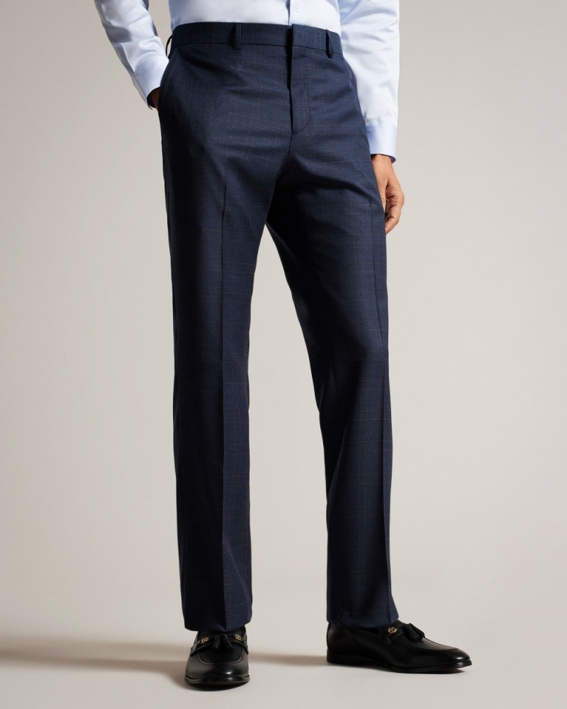 Ted Baker Cromts Men's Pants Blue | 69742-GNTI