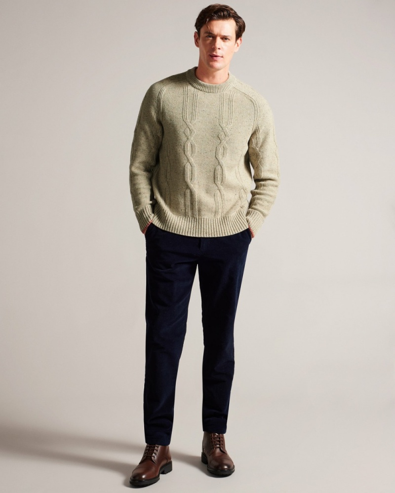 Ted Baker Enroe Men's Sweaters Blue | 81475-JKZT