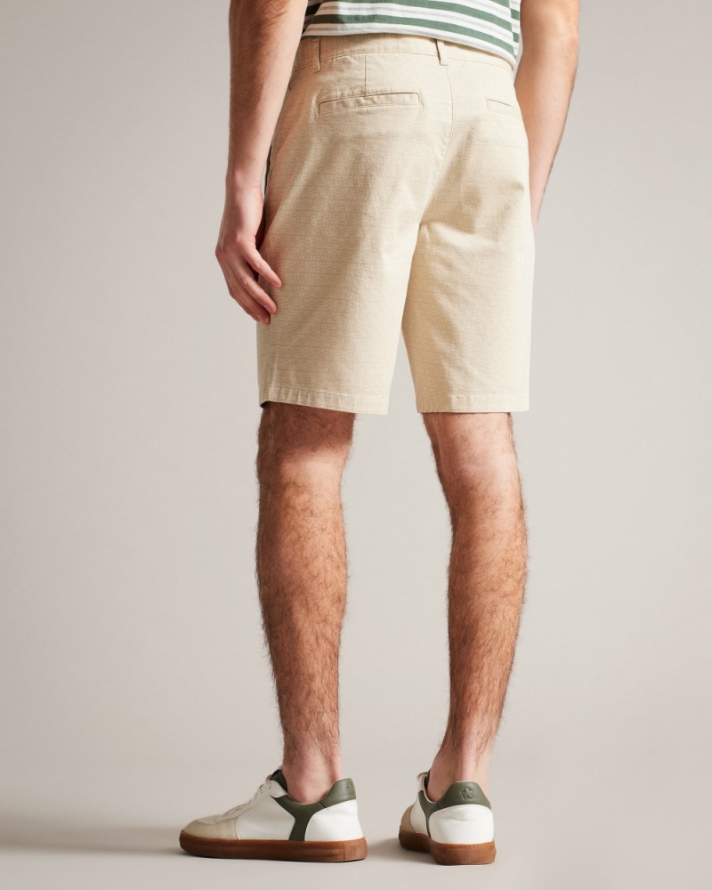 Ted Baker Gomer Men's Shorts White / Navy | 81245-IQCS