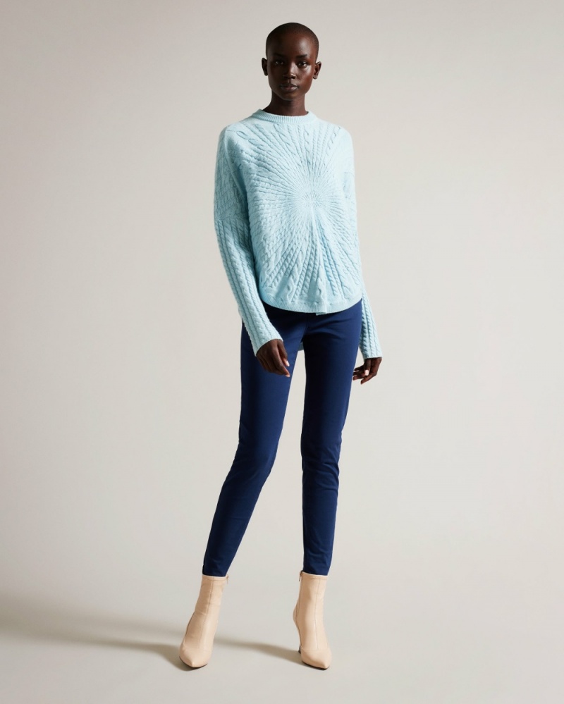 Ted Baker Kimila Women's Sweaters Blue | 13689-LWQV