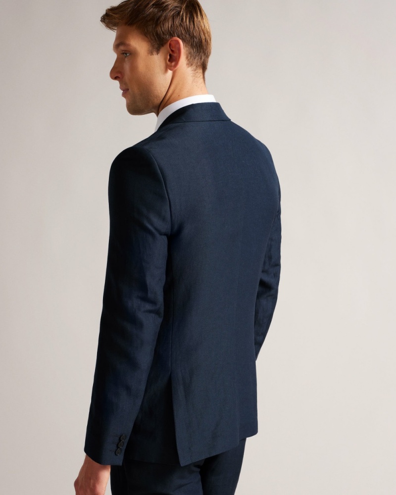 Ted Baker Lancej Men's Blazer Blue | 84265-VBIZ