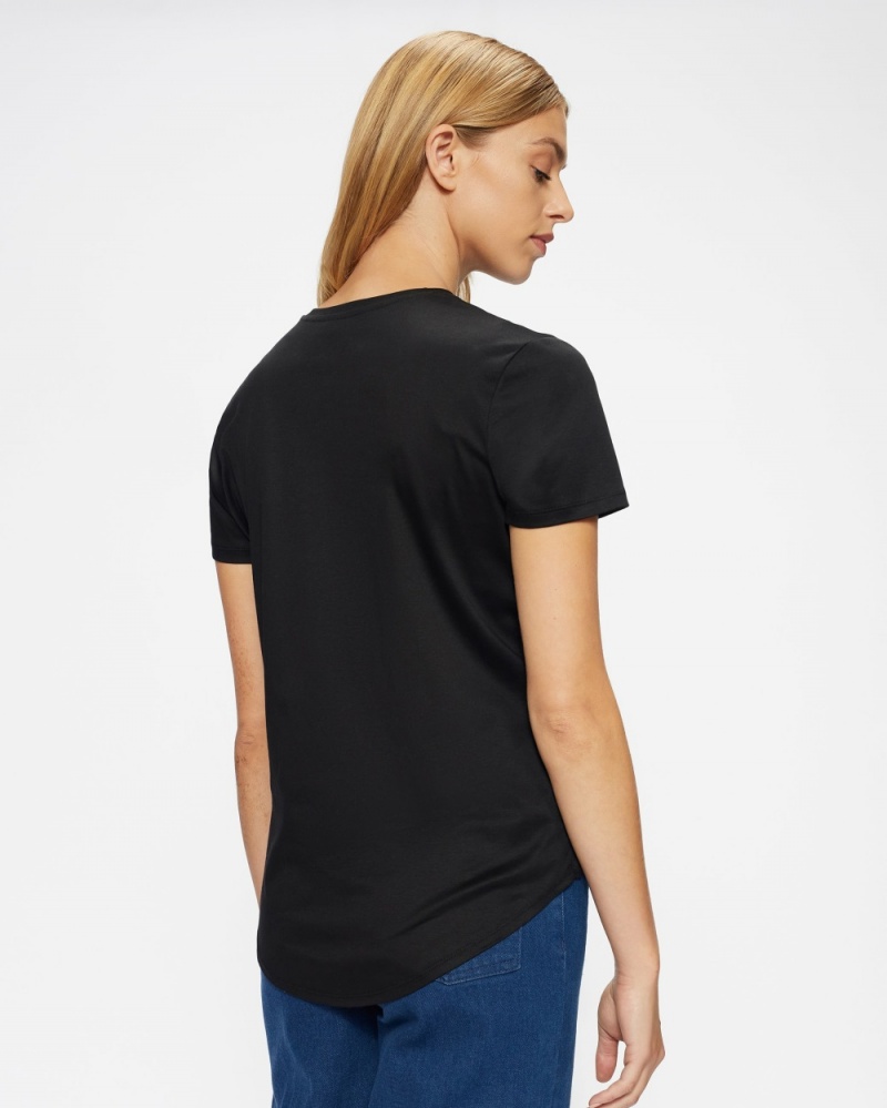 Ted Baker Lovage Women's Tops Black | 81746-JCXV