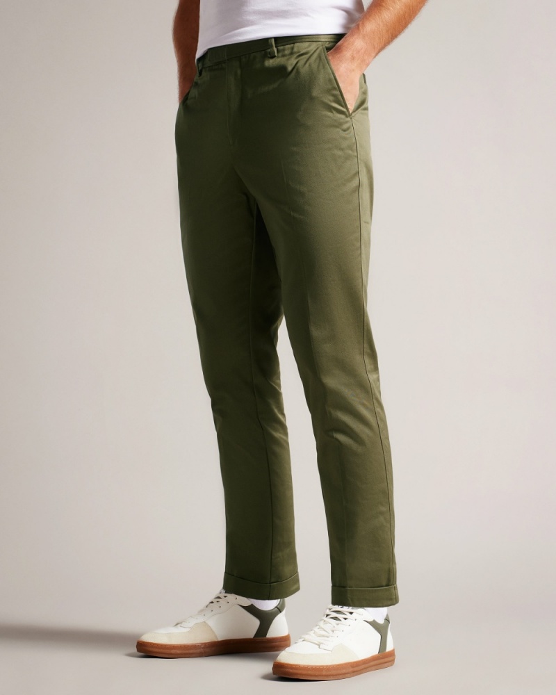 Ted Baker Luciant Men's Pants Olive | 90217-SMKA