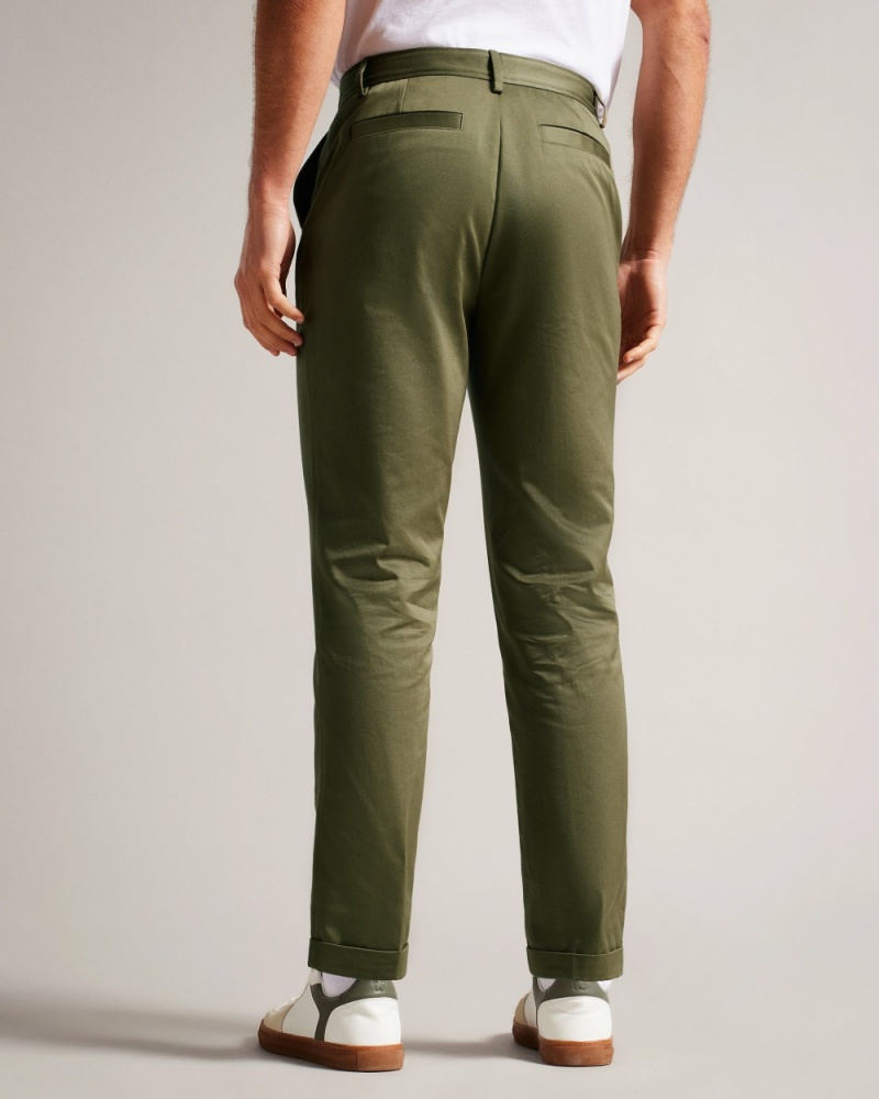 Ted Baker Luciant Men's Pants Olive | 90217-SMKA