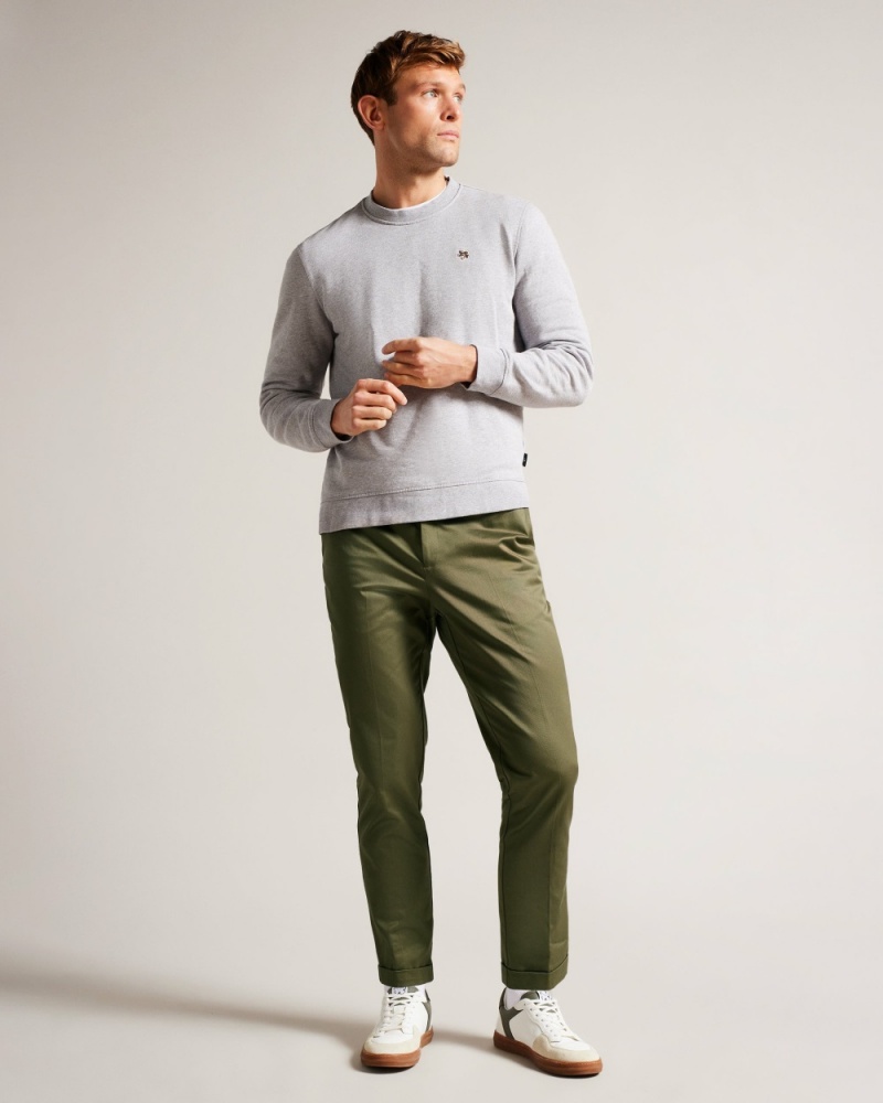 Ted Baker Luciant Men\'s Pants Olive | 90217-SMKA