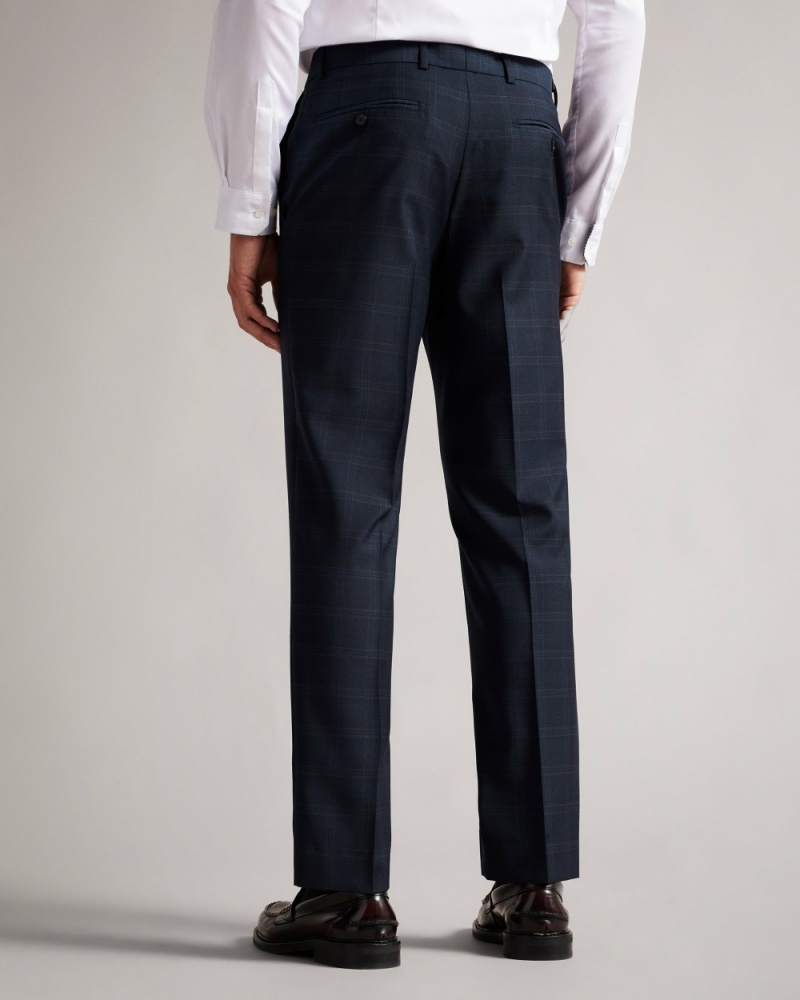 Ted Baker Meraets Men's Pants White / Navy | 15023-QWYL