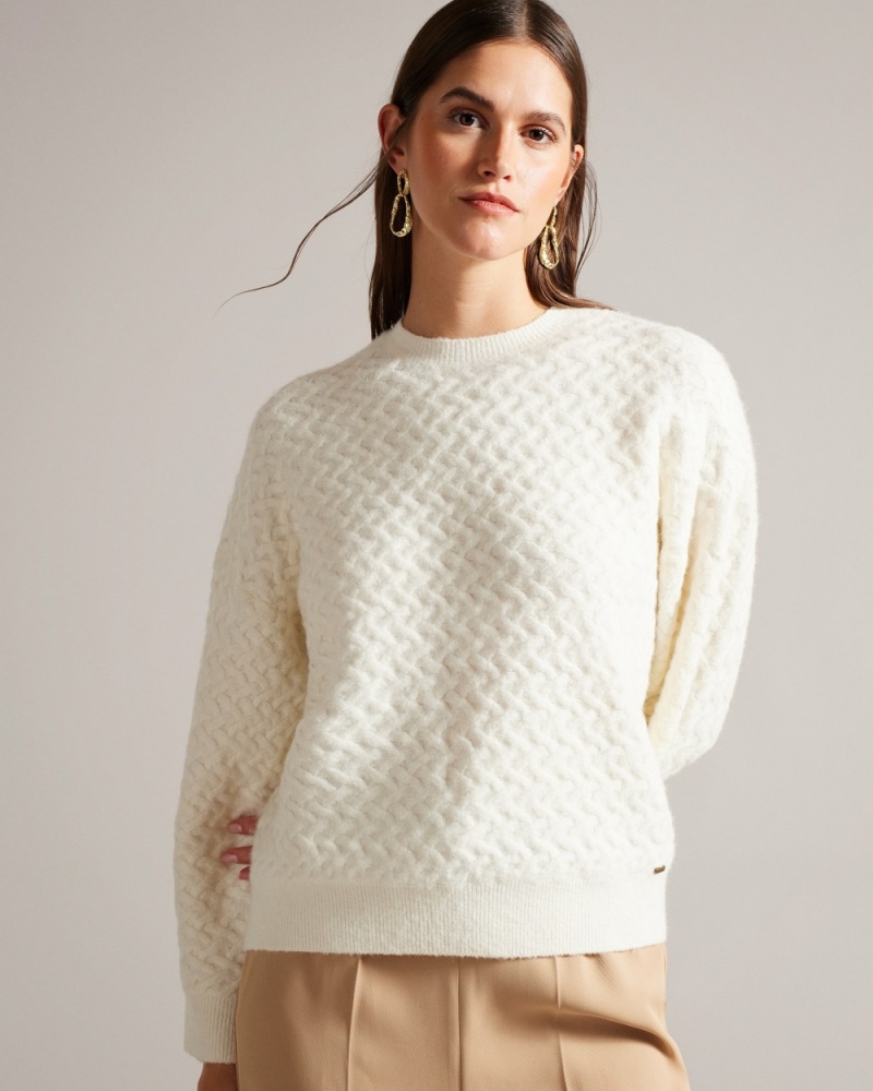 Ted Baker Morlea Women's Sweaters Beige | 10286-BMWP