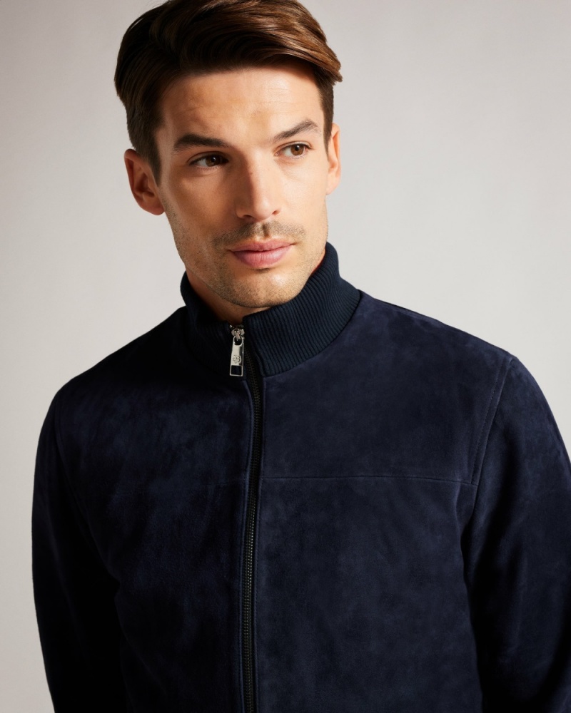 Ted Baker Peveril Men's Jackets Blue | 79385-IKZD