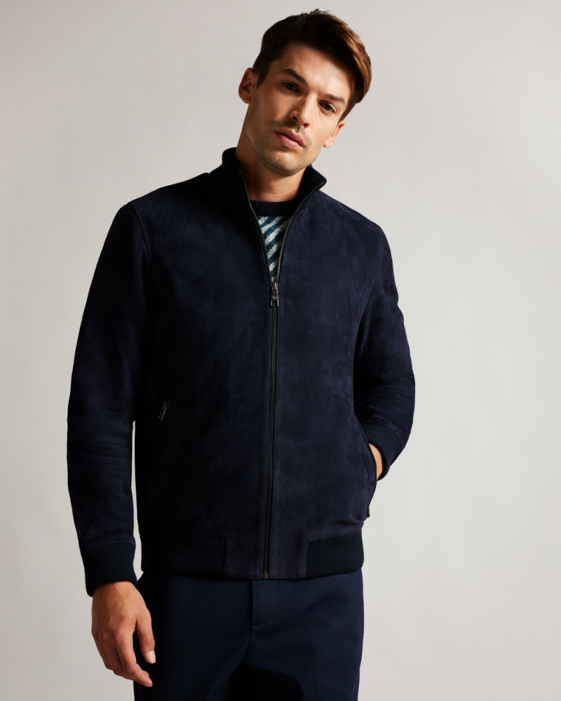 Ted Baker Peveril Men's Jackets Blue | 79385-IKZD