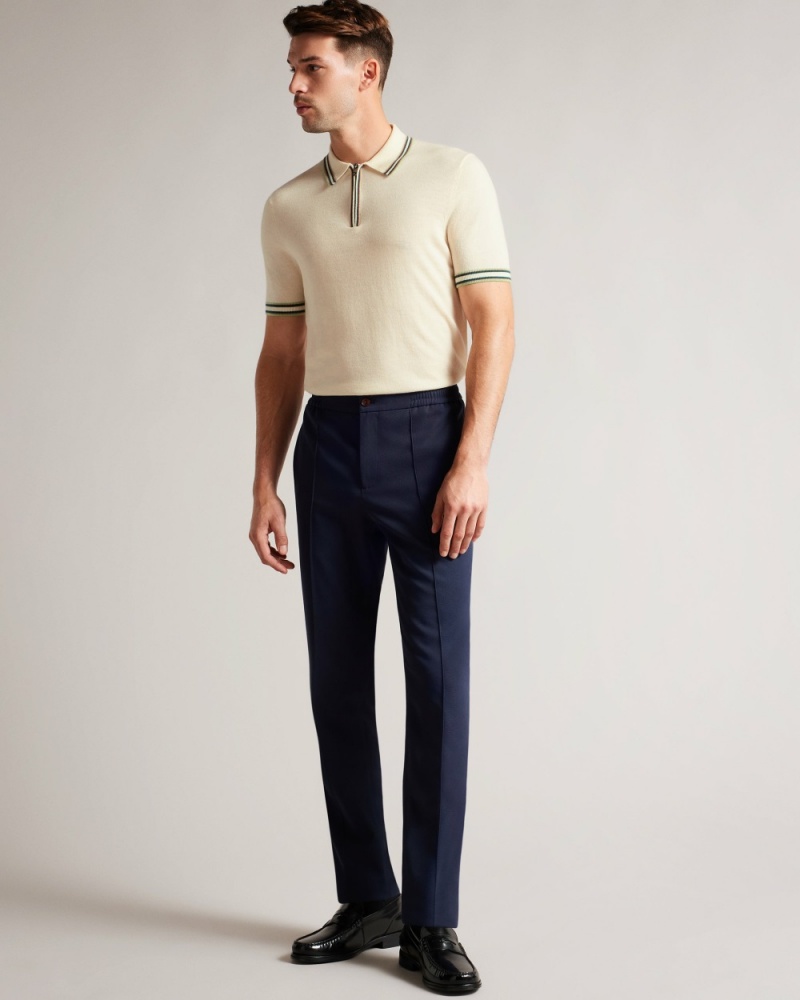 Ted Baker Pierrot Men's Tops Blue | 89567-LCYM