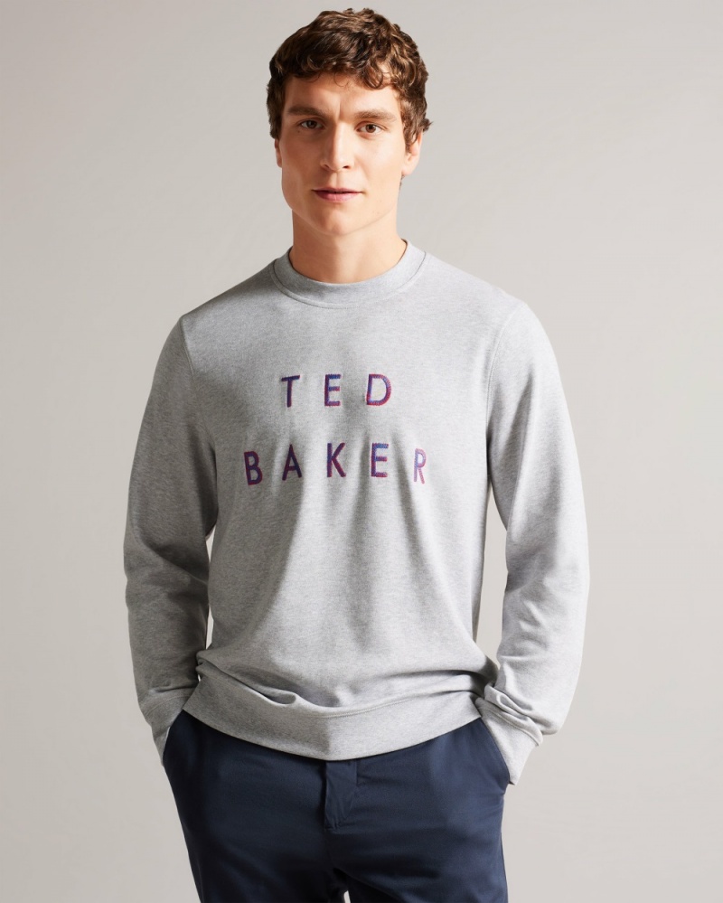 Ted Baker Sonics Men\'s Sweatshirts Blue | 59813-YIAX