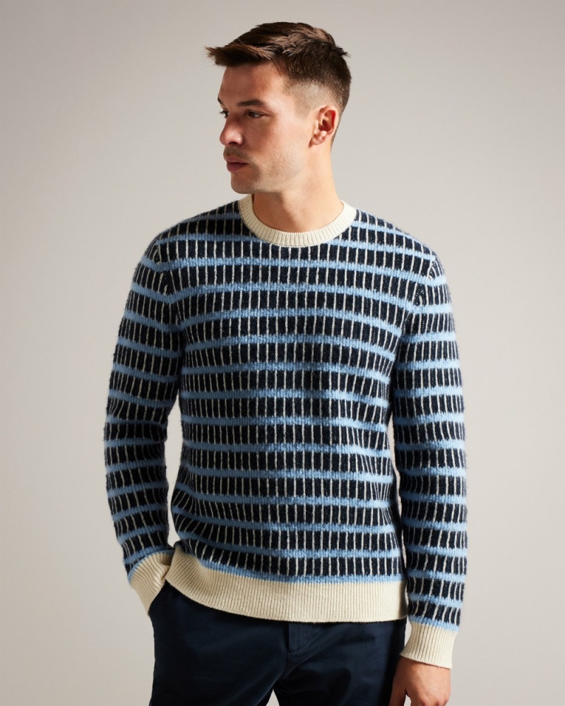 Ted Baker Waylen Men's Sweaters Black | 26340-MCRG