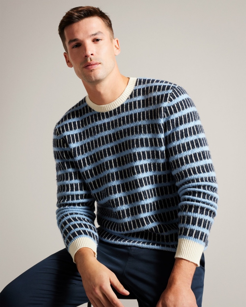 Ted Baker Waylen Men's Sweaters Black | 26340-MCRG