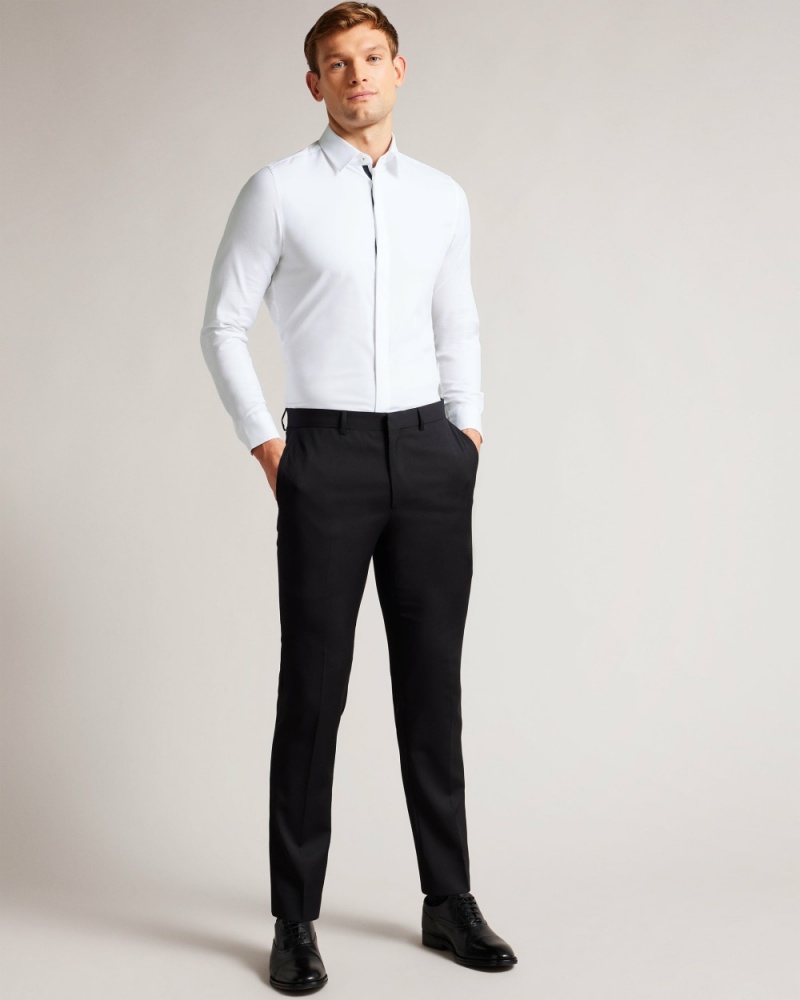 Ted Baker Witone Men's Shirts Black | 48735-HWGR